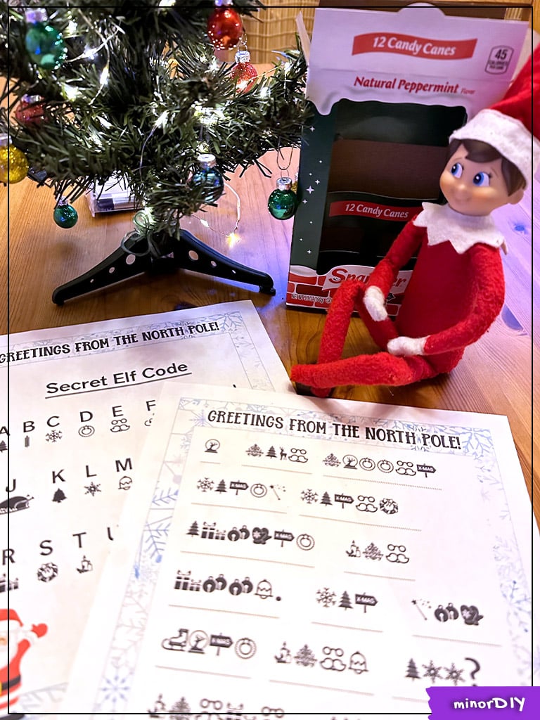 free printable elf on the shelf secret message » minordiy